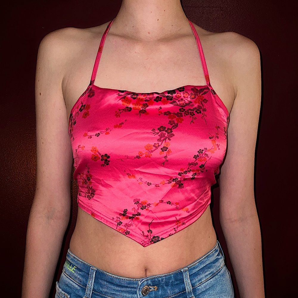 Zara Bandana Silk Top.